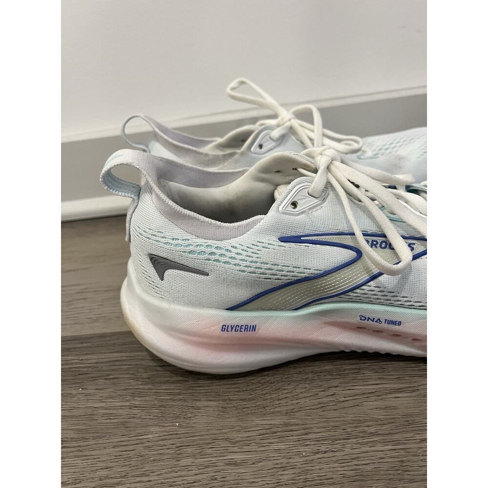 Brooks Womens Glycerin 22 1204341D110 Blue Running Shoes Sneakers Size 9 D WIDE - Picture 7 of 16